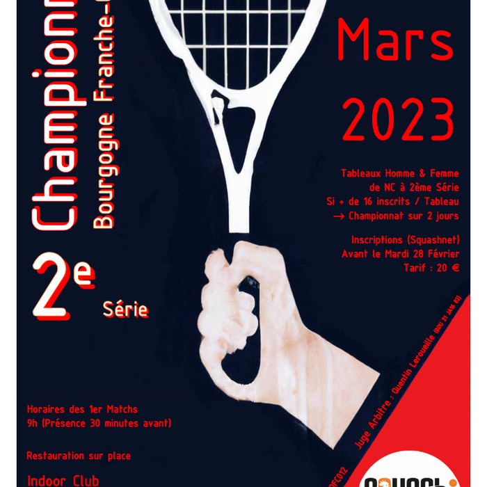 BFC 2e Série 2022-2023 - Ligue squash BFC
